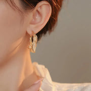 Brinco Quadrado Brilhante <strong>(COMPRE 1 PAR LEVE 2)</strong>