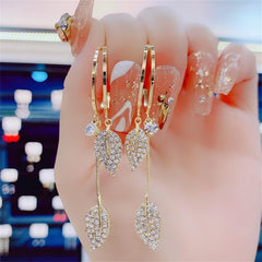 Brinco Cascata Brilhante <strong>(COMPRE 1 PAR LEVE 2)</strong>