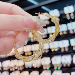 Brinco Quadrado Brilhante <strong>(COMPRE 1 PAR LEVE 2)</strong>