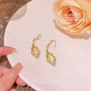 Brinco de Gota Roxa Brilhante <strong>(COMPRE 1 PAR LEVE 2)</strong>