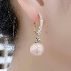 Brinco Pérola Brilhante <strong>(COMPRE 1 PAR LEVE 2)</strong>