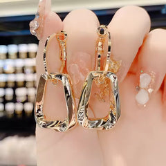 Brinco Quadrado Brilhante <strong>(COMPRE 1 PAR LEVE 2)</strong>